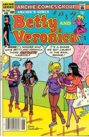 Archie's Girls Betty And Veronica 330 published by Archie with cover art by Dan DeCarlo