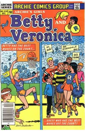 Archie's Girls Betty And Veronica 339 published by Archie with cover art by Dan DeCarlo