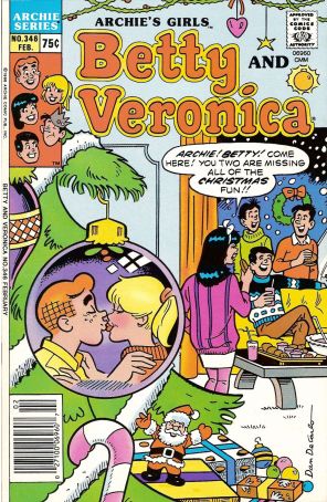 Archie's Girls Betty And Veronica 346 published by Archie with cover art by Dan DeCarlo