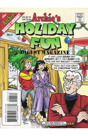 Archie's Holiday Fun Digest Magazine 6 published by Archie with cover art by Stan Goldberg