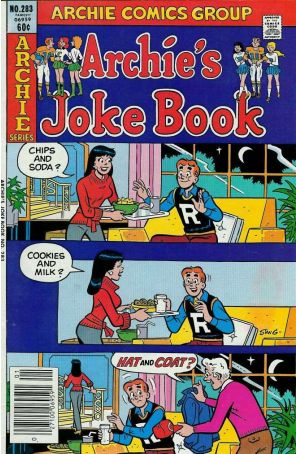 Archie's Jokebook Magazine 283 published by Archie with cover art by Stan Goldberg