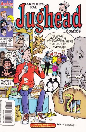 Archie's Pal Jughead Comics 107 published by Archie with cover art by Rex W. Lindsey