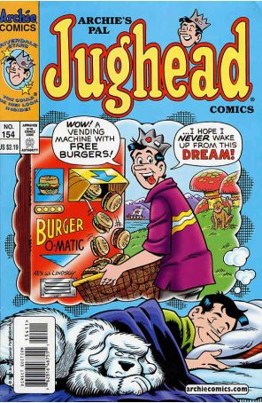 Archie's Pal Jughead Comics 154 published by Archie with cover art by Rex W. Lindsey