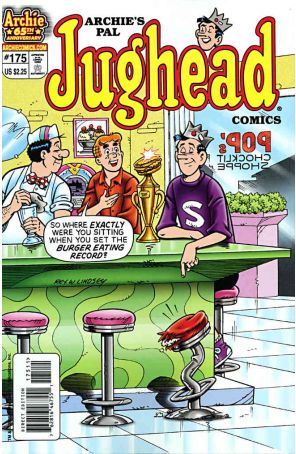Archie's Pal Jughead Comics 175 published by Archie with cover art by Rex W. Lindsey