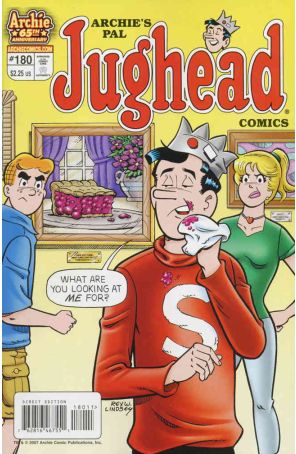 Archie's Pal Jughead Comics 180 published by Archie with cover art by Rex W. Lindsey