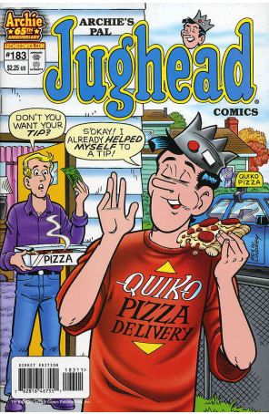 Archie's Pal Jughead Comics 183 published by Archie with cover art by Rex W. Lindsey