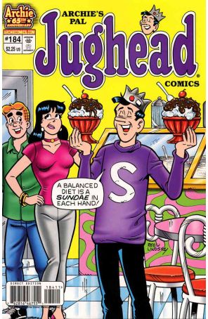 Archie's Pal Jughead Comics 184 published by Archie with cover art by Rex W. Lindsey
