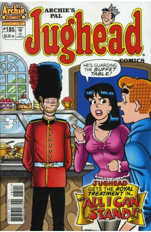 Archie's Pal Jughead Comics 185 published by Archie with cover art by Rex W. Lindsey