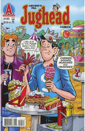 Archie's Pal Jughead Comics 195 published by Archie with cover art by Rex W. Lindsey