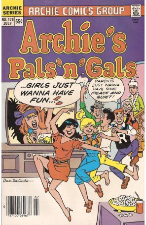 Archie's Pals 'n Gals 176 published by Archie with cover art by Dan DeCarlo