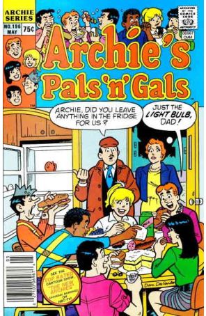 Archie's Pals 'n Gals 196 published by Archie with cover art by Dan DeCarlo
