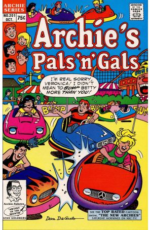 Archie's Pals 'n Gals 201 published by Archie with cover art by Dan DeCarlo