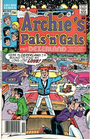Archie's Pals 'n Gals 202 (Newsstand) published by Archie with cover art by Rex W. Lindsey