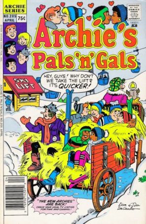 Archie's Pals 'n Gals 205 (Newsstand) published by Archie with cover art by Dan DeCarlo