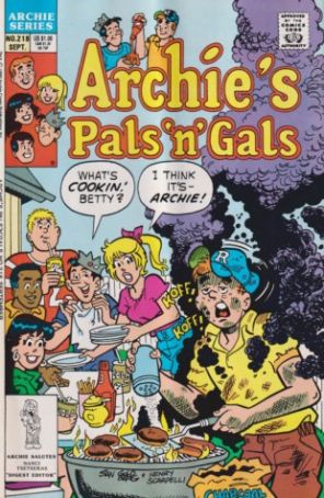 Archie's Pals 'n Gals 218 published by Archie with cover art by Stan Goldberg