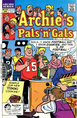 Archie's Pals 'n Gals 220 published by Archie with cover art by Dan DeCarlo