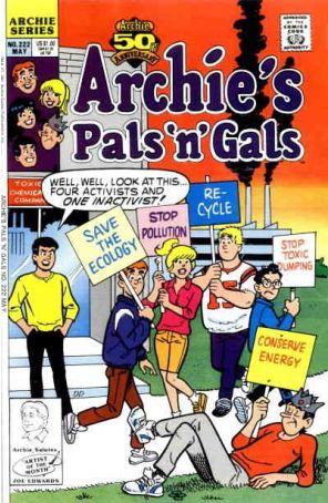 Archie's Pals 'n Gals 222 published by Archie with cover art by Dan DeCarlo