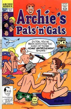 Archie's Pals 'n Gals 224 published by Archie with cover art by Dan DeCarlo