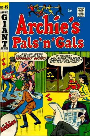 Archie's Pals 'n Gals 45 published by Archie
