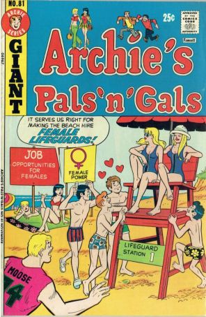 Archie's Pals 'n Gals 81 published by Archie with cover art by Dan DeCarlo