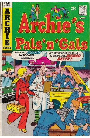 Archie's Pals 'n Gals 84 published by Archie with cover art by Dan DeCarlo