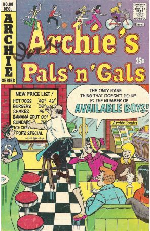 Archie's Pals 'n Gals 90 published by Archie with cover art by Dan DeCarlo