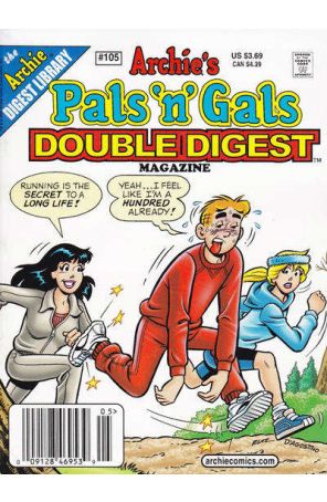 Archie's Pals ‘n' Gals Double Digest 105 (Newsstand) published by Archie with cover art by Fernando Ruiz