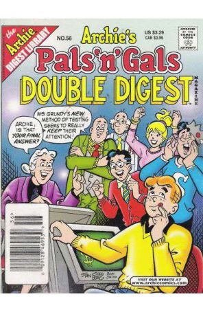 Archie's Pals ‘n' Gals Double Digest 56 (Newsstand) published by Archie with cover art by Stan Goldberg