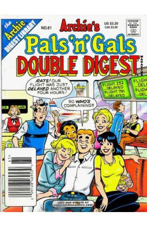 Archie's Pals ‘n' Gals Double Digest 61 (Newsstand) published by Archie with cover art by Rex W. Lindsey