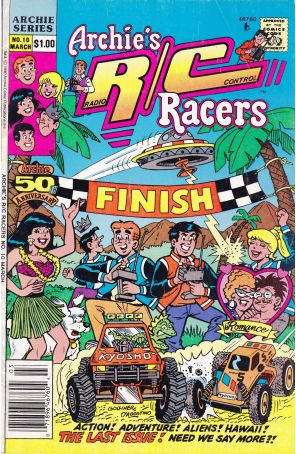 Archie's R/C Racers 10 (Newsstand) published by Archie with cover art by Bill Golliher