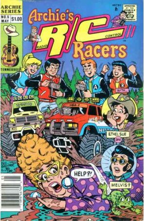Archie's R/C Racers 5 (Newsstand) published by Archie with cover art by Bill Golliher