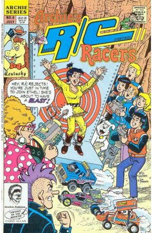 Archie's R/C Racers 6 published by Archie with cover art by Bill Golliher