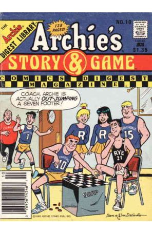 Archie's Story And Game Digest Magazine 10 published by Archie with cover art by Dan DeCarlo