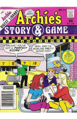 Archie's Story And Game Digest Magazine 11 (Newsstand) published by Archie with cover art by Dan DeCarlo Sr.