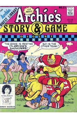 Archie's Story And Game Digest Magazine 21 published by Archie with cover art by Dan DeCarlo