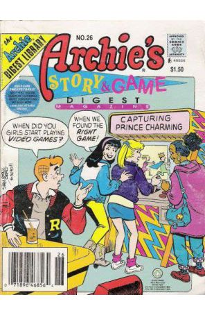 Archie's Story And Game Digest Magazine 26 (Newsstand) published by Archie with cover art by Stan Goldberg