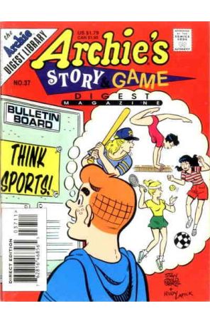 Archie's Story And Game Digest Magazine 37 published by Archie with cover art by Stan Goldberg
