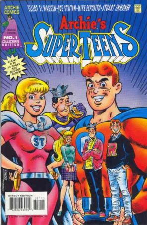 Archie's Super Teens 1 (with poster) published by Archie with cover art by Joe Staton and Mike Esposito
