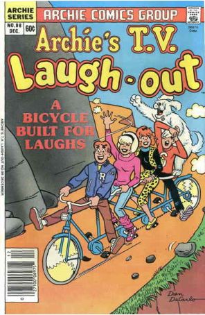 Archie's TV Laugh-Out 98 published by Archie with cover art by Dan Decarlo