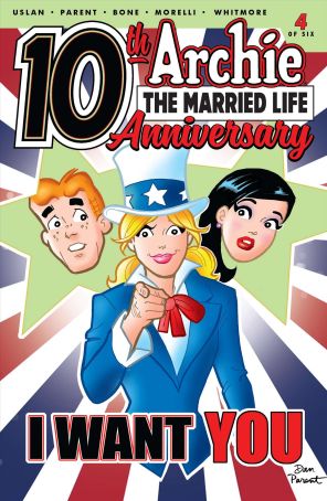 Archie: The Married Life 10th Anniversary 4A published by Archie with cover art by Dan Parent