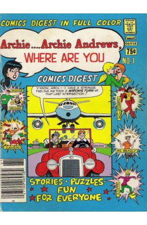 Archie Archie Andrews, Where Are You? Digest Magazine 1 published by Archie