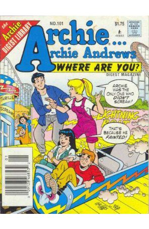 Archie Archie Andrews, Where Are You? Digest Magazine 101 (Newsstand) published by Archie with cover art by Stan Goldberg