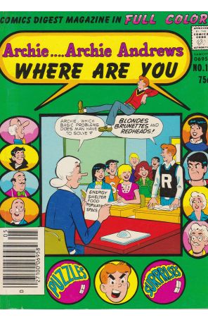 Archie Archie Andrews, Where Are You? Digest Magazine 14 published by Archie