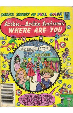 Archie Archie Andrews, Where Are You? Digest Magazine 5 published by Archie