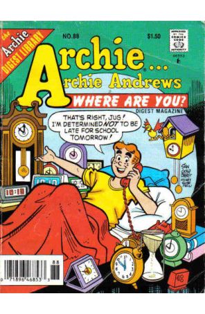 Archie Archie Andrews, Where Are You? Digest Magazine 88 (Newsstand) published by Archie with cover art by Stan Goldberg