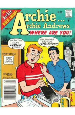 Archie Archie Andrews, Where Are You? Digest Magazine 94 (Newsstand) published by Archie with cover art by Stan Goldberg