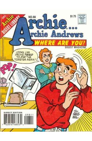 Archie Archie Andrews, Where Are You? Digest Magazine 98 published by Archie with cover art by Stan Goldberg