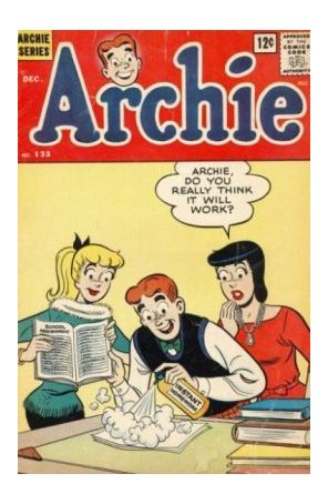 Archie 133 published by Archie with cover art by Bob White