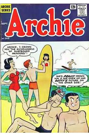 Archie 140 published by Archie with cover art by Harry Lucey