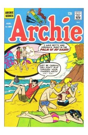 Archie 184 published by Archie with cover art by Dan DeCarlo
